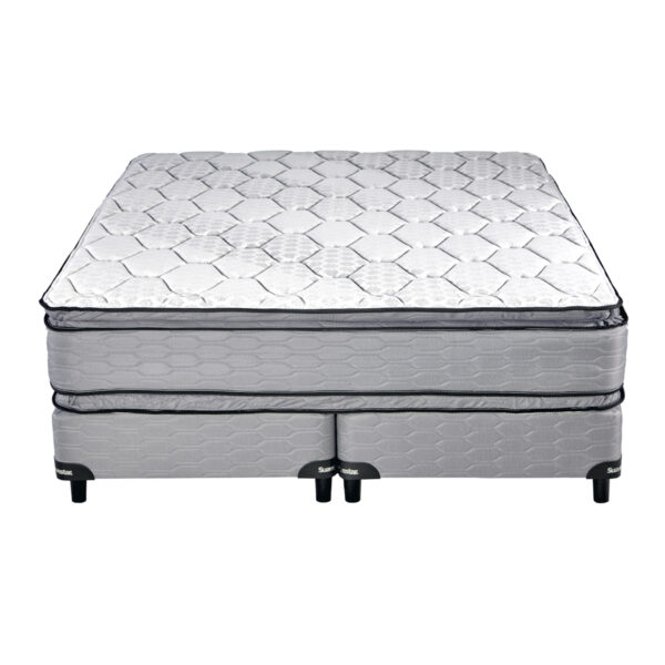 Juego Sommier Suavestar Boreal Bamboo Pillow 200x200 Resorte